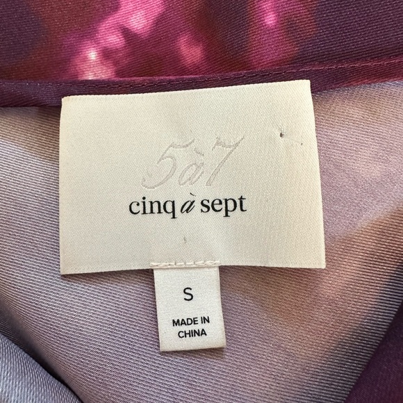 Cinq A Sept Tie Dye Marta Cami Fig (Size S) - Picture 6 of 10
